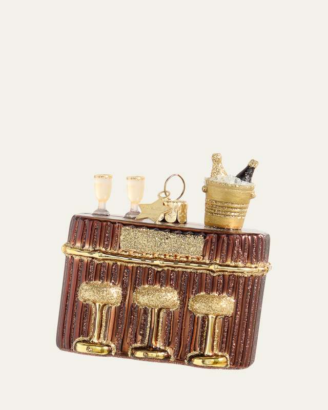 Cocktail Bar Christmas Ornament